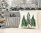 Gray Christmas Pillow Covers 18x18 Set of 4 Farmhouse Decorations Merry Tree Truck Hello Winter Holiday Decor Throw Cushion Case for Home Couch S22C19
